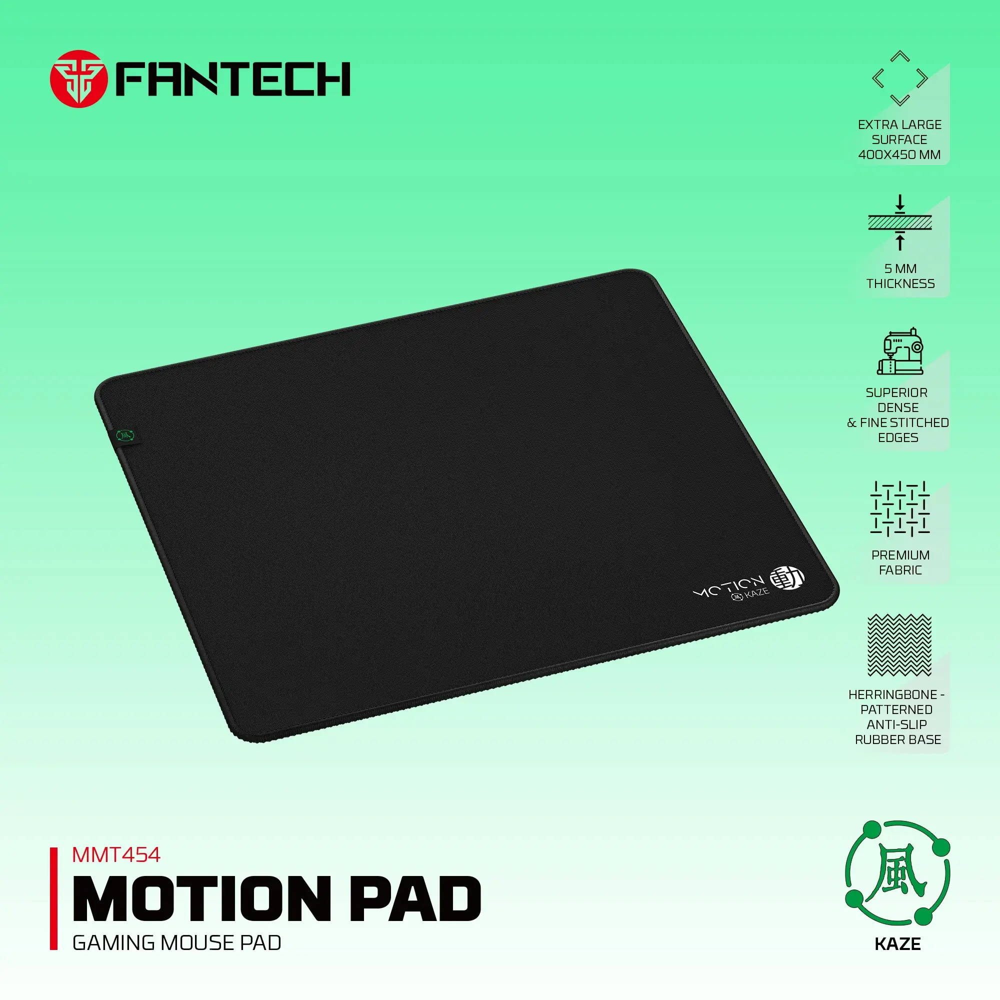 FANTECH MMT454 KAZE Motion Pad Gaming Mouse Pad