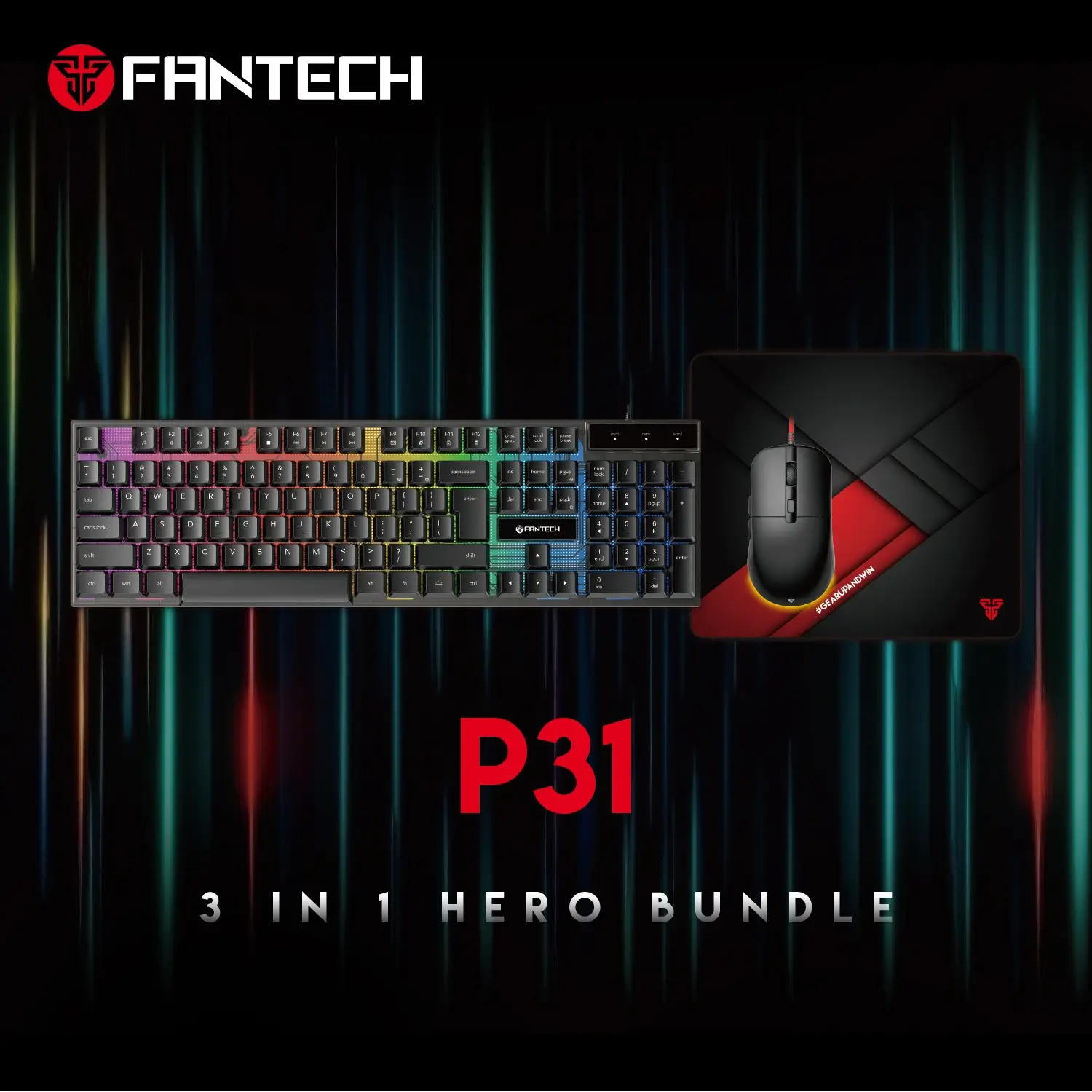 FANTECH Hero P31 Gaming 3-in-1 Combo