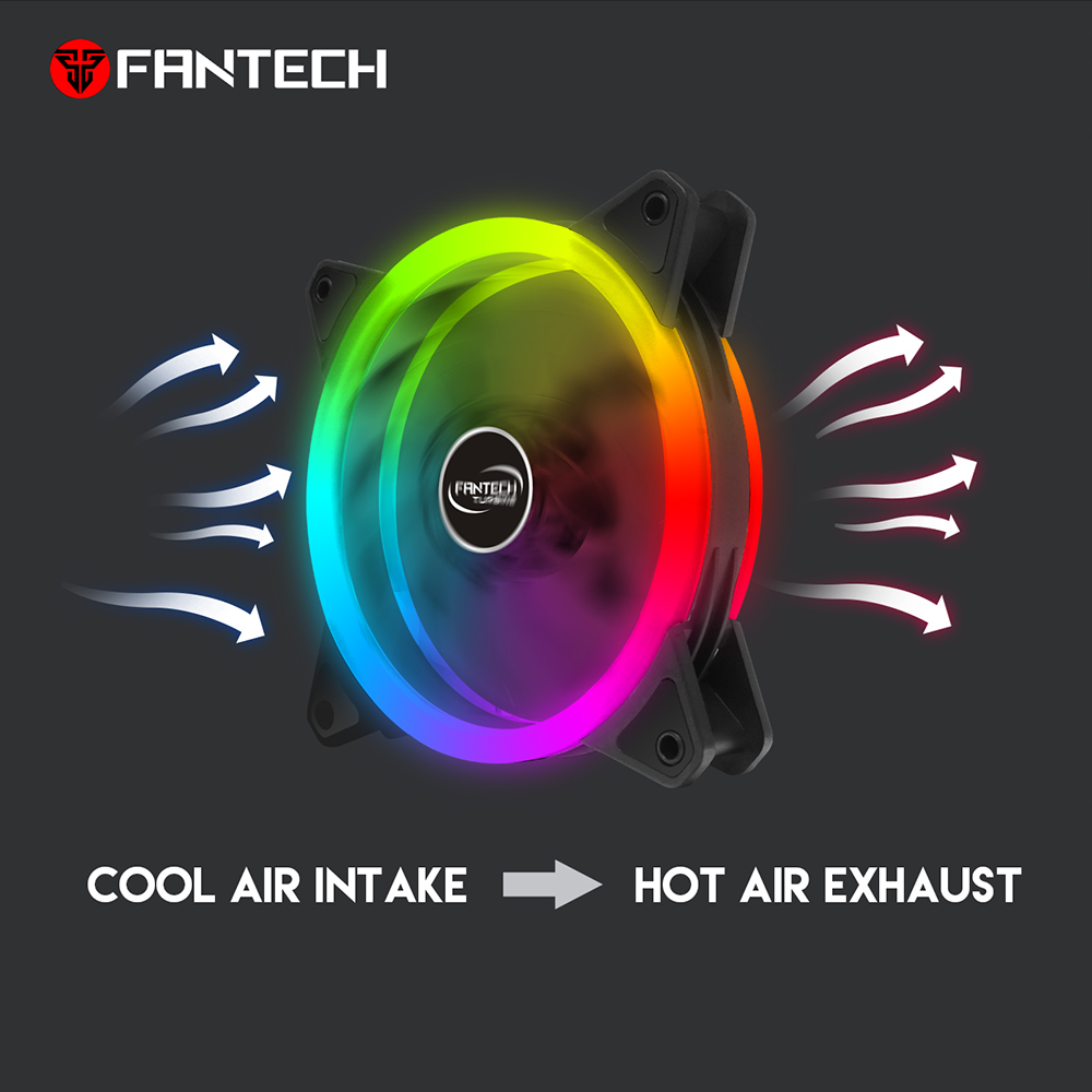 FANTECH FAN RGB FC124