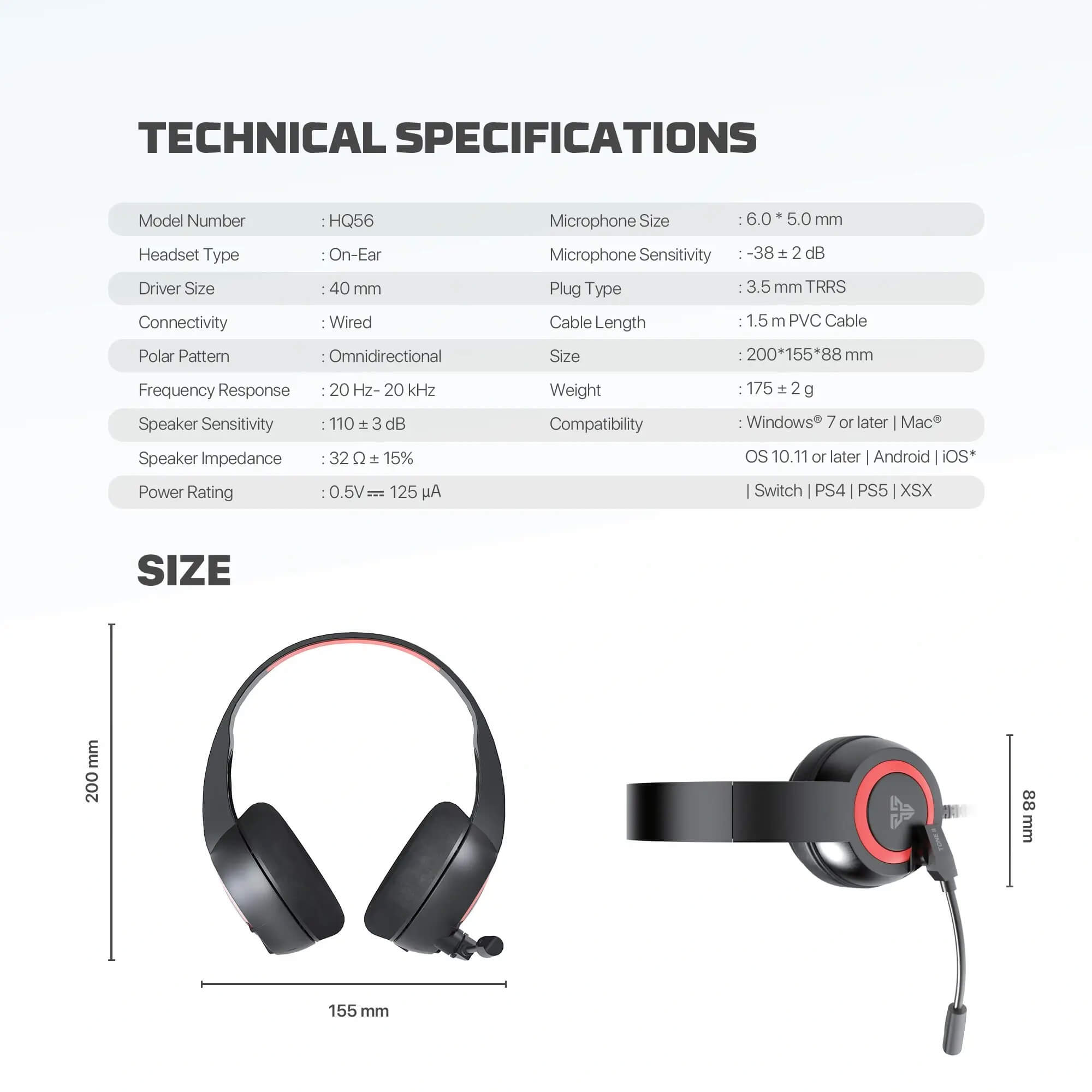 FANTECH HQ56 TONE II سماعة جيمنج سلكية