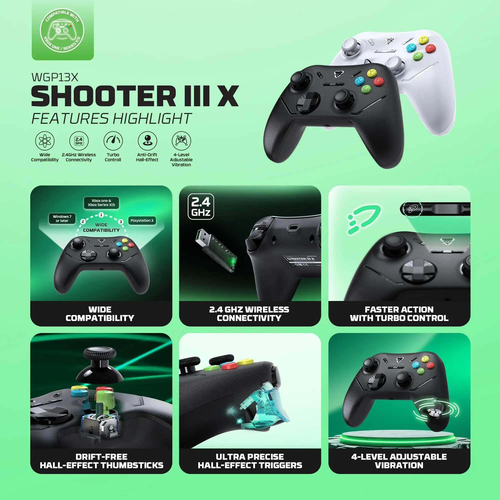 FANTECH WGP13X SHOOTER III X قبضة تحكم جيمنج لاسلكية