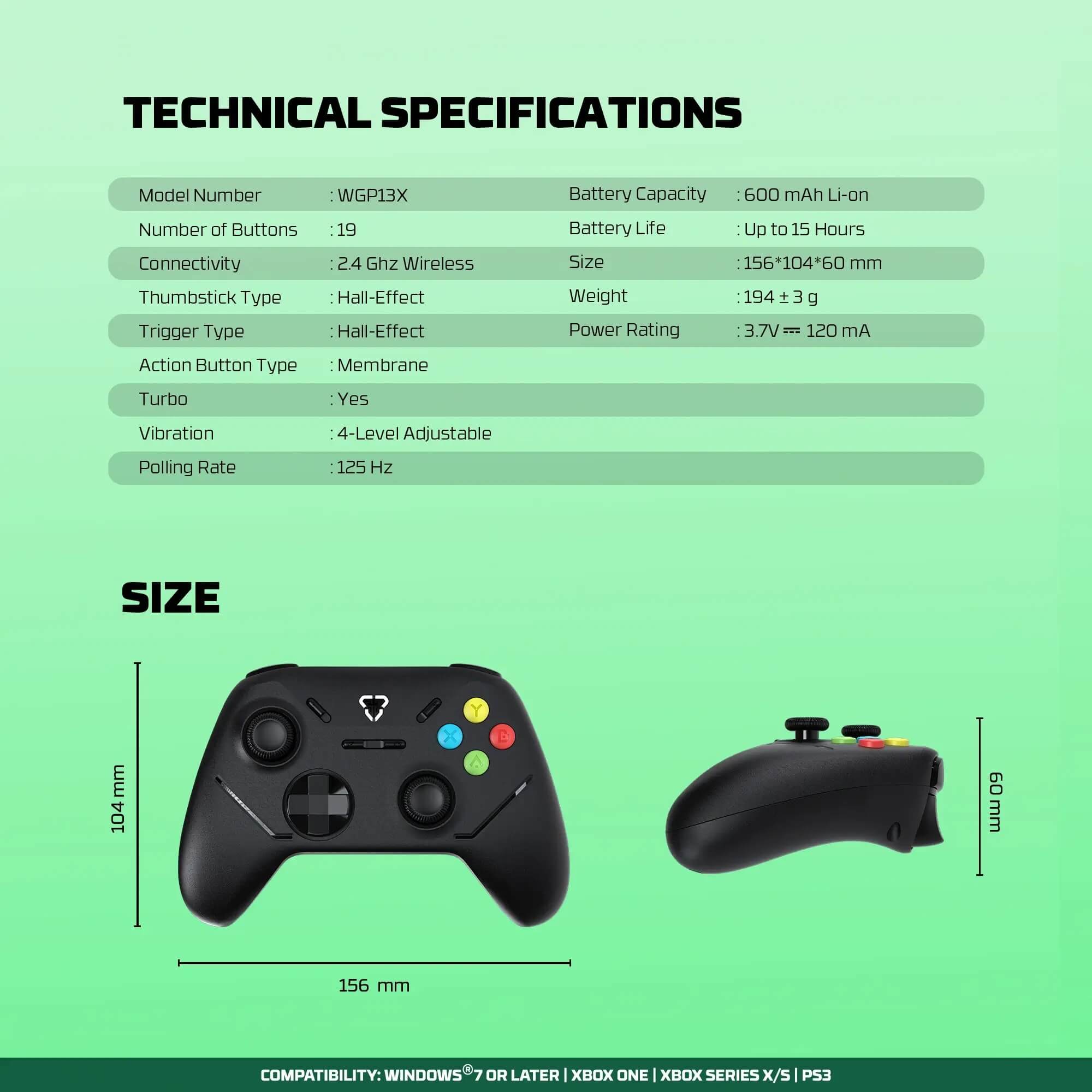 FANTECH WGP13X SHOOTER III X قبضة تحكم جيمنج لاسلكية
