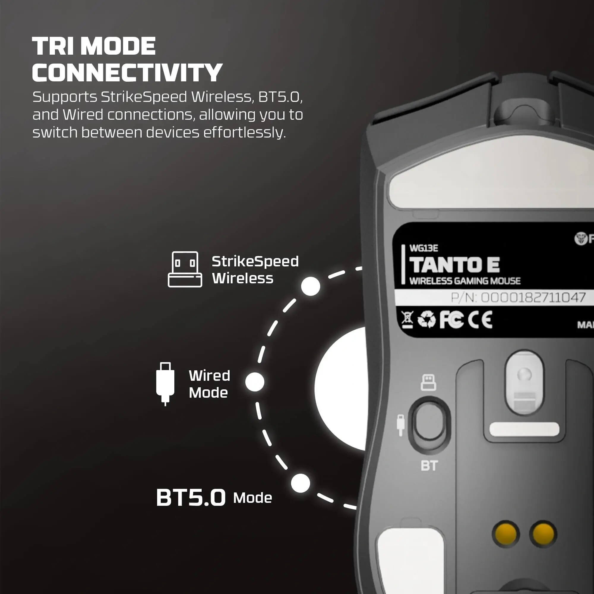 FANTECH WG13E TANTO E TRI-MODE لاسلكي جيمنج ماوس
