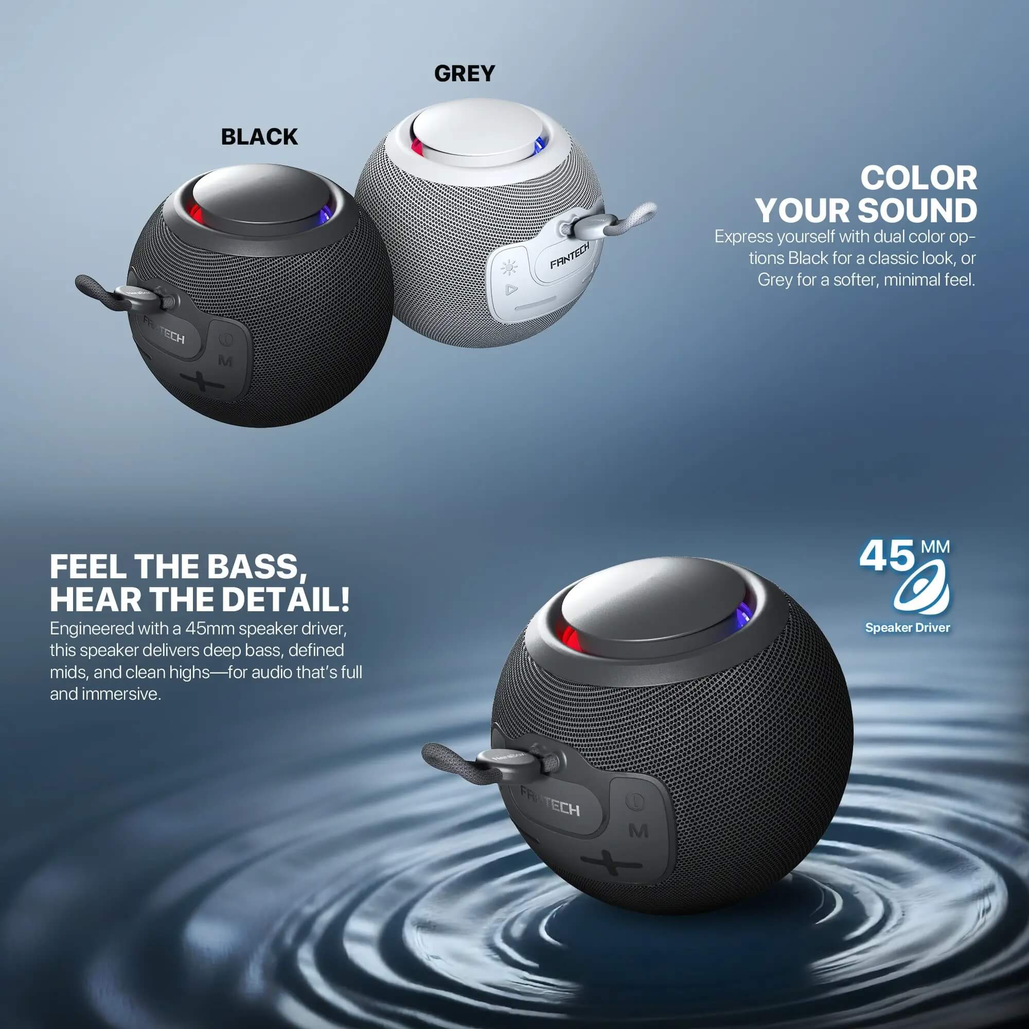 FANTECH NeraBox BS161 HI-FI Portable سبيكر