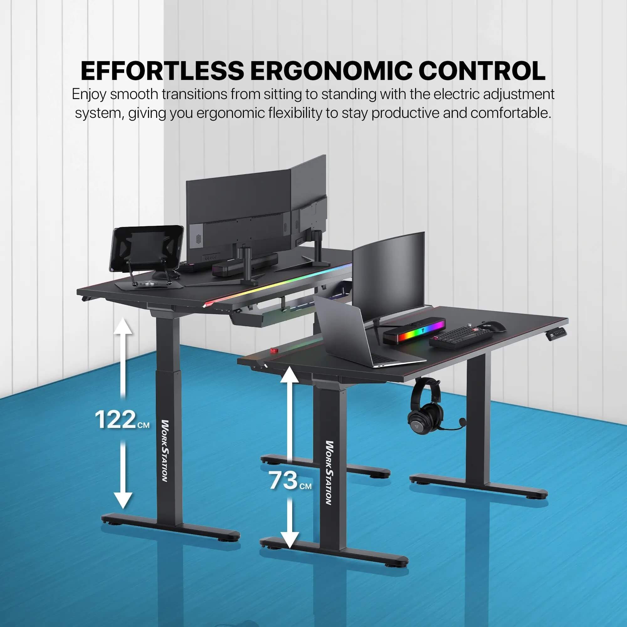 FANTECH DW114 DUBLIN Workstation Adjustable Rising طاولة مغناطيسية