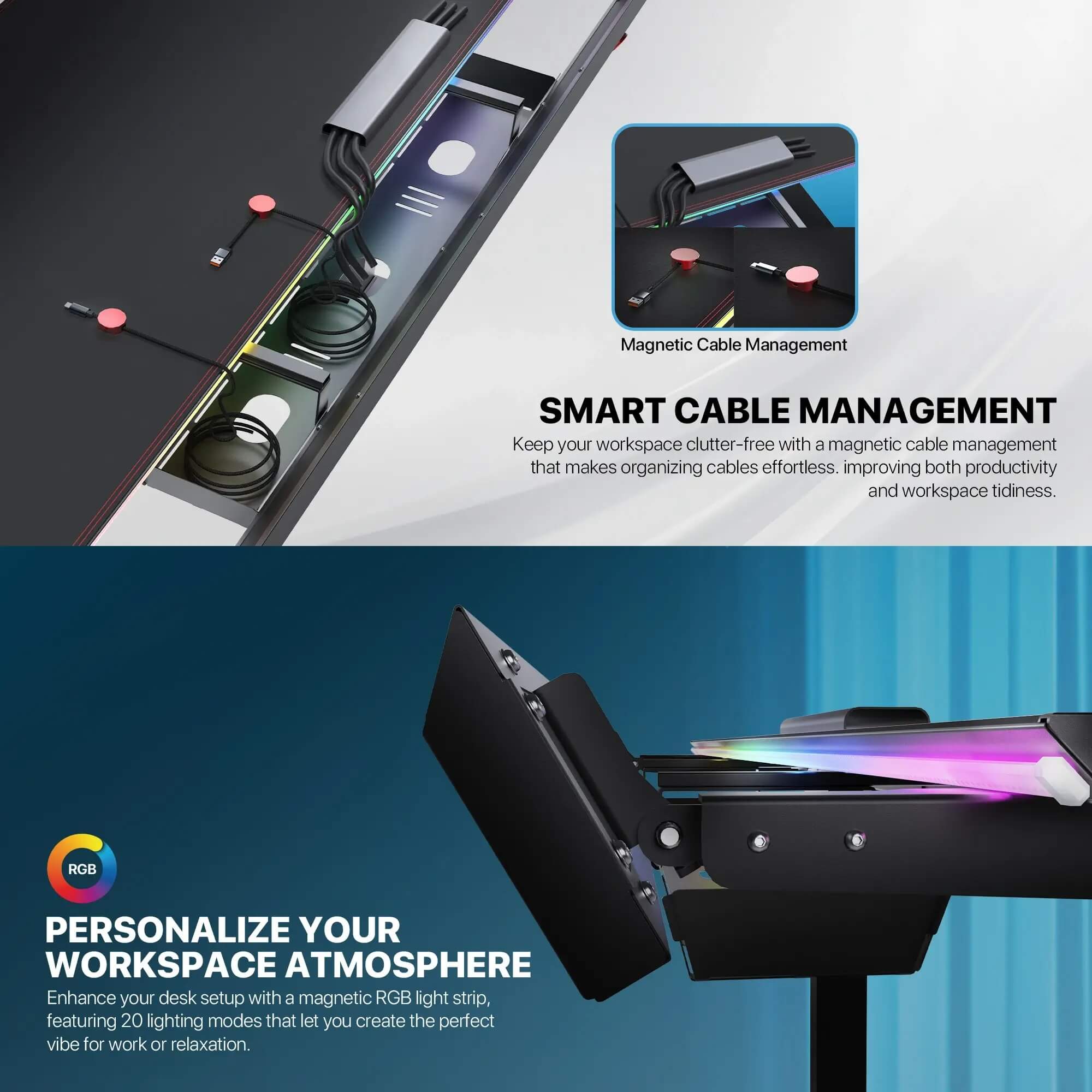 FANTECH DW114 DUBLIN Workstation Magnetic Desk 